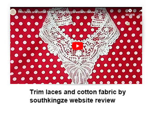 Trim laces and cotton fabric by southkingze website review