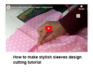 How to make stylish sleeves design cutting tutorial