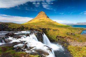 trecking around Iceland  - 13, photoes on Kirkjufell, the church mountain, the view is different every munite