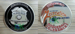 A custom coin as gift of Miami Crime prevention tournament, Andrew's custom coin form us