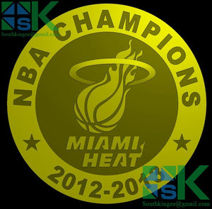 This is a souvenir gift coin for NBA Champion, MIAMI HEAT won the Champion 2012-2013 season.