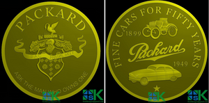 The Customed Packard Coin was made for Richard
