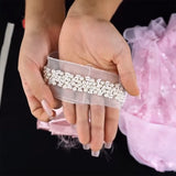 Bridal Patchwork DIY Gifts Garment White Black Pearl Beaded Trims