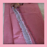 1Yard White Stripe 4cm Wide Lace Ribbon Garment DIY Accessory