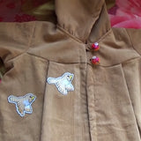 Embroidered Bird Iron-on Flying Birds Patches Clothes Stickers for Jeans 6*4CM