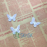 1pcs/lot Plum Blossom Embroidery Patch DIY Iron-on Winter-sweet Floral Patches