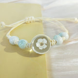 Handmade  Dried Flower Petal Bracelet |  New Mom Gift|
