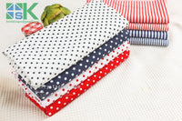2016 Creative DIY Cotton Fabric, Fabric, Navy style red and blue stripe cloth flat - 100% dot design cotton clothes - fabric - south kingze - 10