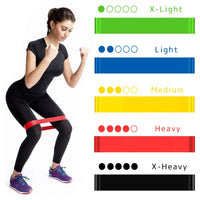 Set of 5 Resistance Rubber Bands Fitness Elastic Bands Training Workout Equipment