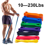 Unisex Fitness 208cm Rubber Resistance Bands Elastic Loop Crossfit Expander Strength gym Exercise Equipment