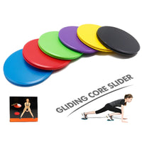 2Pcs Sliding Slider Gliding Discs Fitness Disc, Exercise gliding disc for Indoor Training