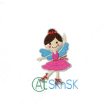 Ballet Girl Embroidered Patches 5*8cm